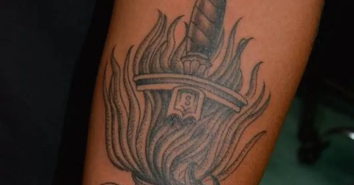 Scripttoria — Refined Script · Fine-Line Black & Grey · Memorial tattoo artist at Ohana Tattoo Company
